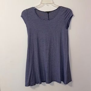 Blue and White Striped Summery Dress